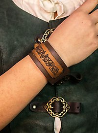 Medieval leather armband - Melian